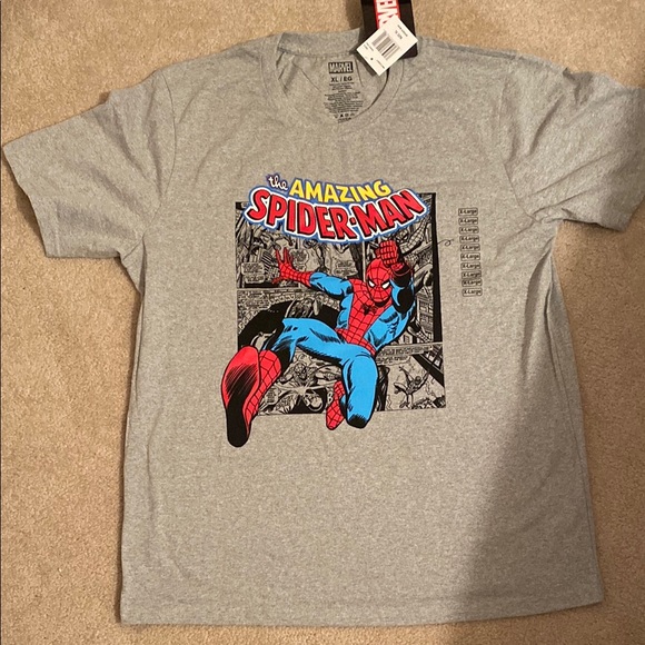 Marvel Other - Marvel Gray Tee with Spider-Man Graphic